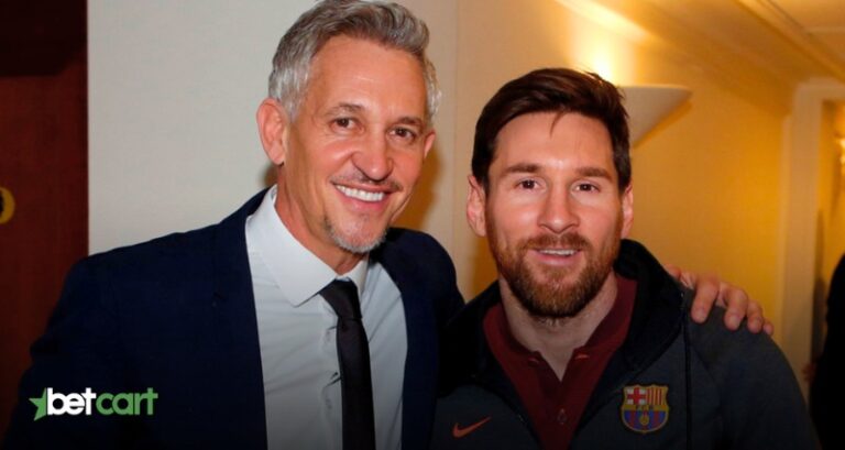 عکس یادگاری گری لینکر و لیونل مسی در دوران حضور مسی در بارسلونا