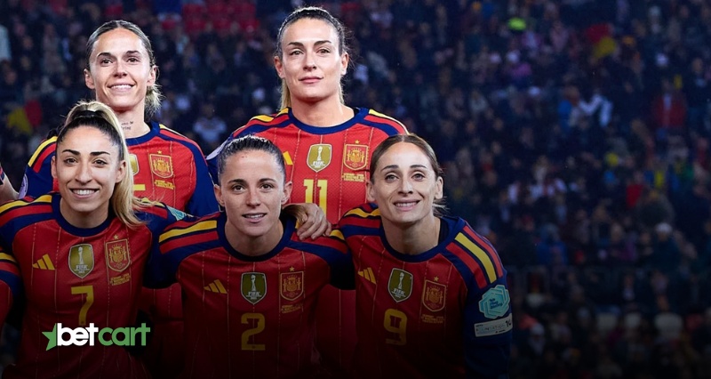 عکس تیمی بازیکنان تیم ملی فوتبال زنان اسپانیا