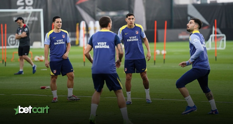 تمرین اتلتیکو مادرید قبل از سوپرجام اسپانیا