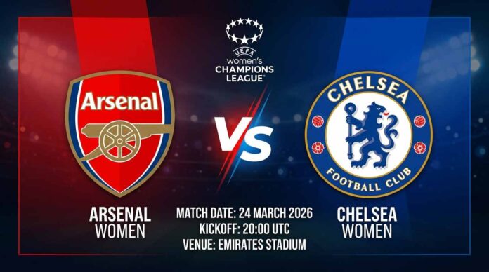 Ù¾ÙˆØ³ØªØ± Ø¨Ø§Ø²ÛŒ آرسنال زنان Ù…Ù‚Ø§Ø¨Ù„ چلسی زنان Ø¯Ø± لیگ قهرمانان زنان اروپا
