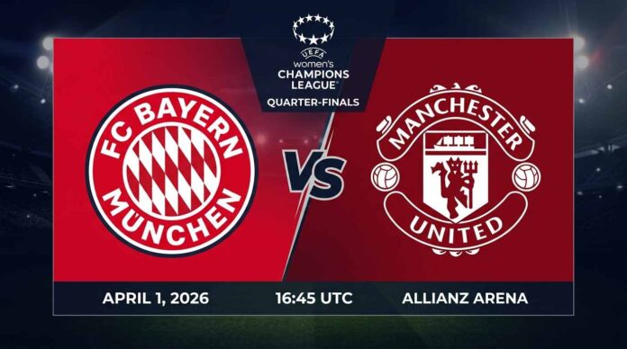 Ù¾ÙˆØ³ØªØ± Ø¨Ø§Ø²ÛŒ بایرن مونیخ زنان Ù…Ù‚Ø§Ø¨Ù„ منچستریونایتد زنان Ø¯Ø± لیگ قهرمانان اروپا زنان