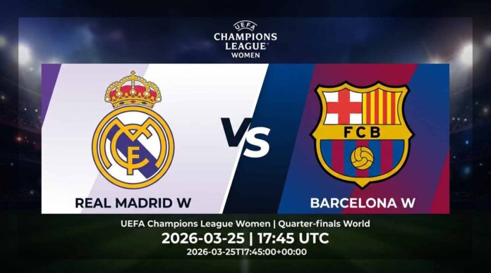 Ù¾ÙˆØ³ØªØ± Ø¨Ø§Ø²ÛŒ رئال مادرید وومن Ù…Ù‚Ø§Ø¨Ù„ بارسلونا وومن Ø¯Ø± لیگ قهرمانان زنان اروپا