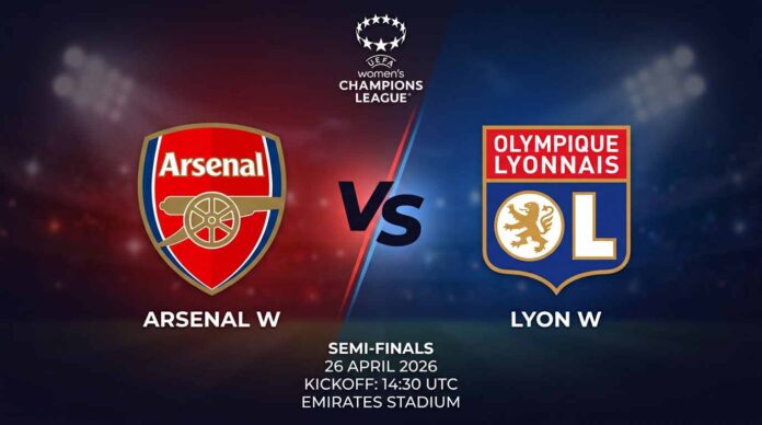 Ù¾ÙˆØ³ØªØ± Ø¨Ø§Ø²ÛŒ آرسنال زنان Ù…Ù‚Ø§Ø¨Ù„ لیون زنان Ø¯Ø± لیگ قهرمانان زنان اروپا