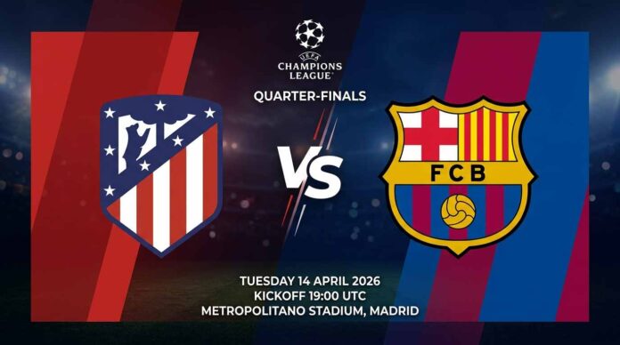 Ù¾ÙˆØ³ØªØ± Ø¨Ø§Ø²ÛŒ اتلتیکو مادرید Ù…Ù‚Ø§Ø¨Ù„ بارسلونا Ø¯Ø± لیگ قهرمانان اروپا