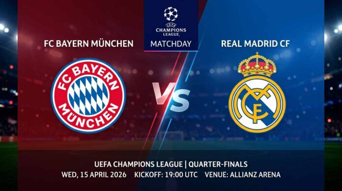 Ù¾ÙˆØ³ØªØ± Ø¨Ø§Ø²ÛŒ بایرن مونیخ Ù…Ù‚Ø§Ø¨Ù„ رئال مادرید Ø¯Ø± لیگ قهرمانان اروپا