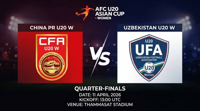 Ù¾ÙˆØ³ØªØ± Ø¨Ø§Ø²ÛŒ چین U20 زنان Ù…Ù‚Ø§Ø¨Ù„ ازبکستان U20 زنان Ø¯Ø± جام ملت‌های آسیا زیر ۲۰ سال زنان