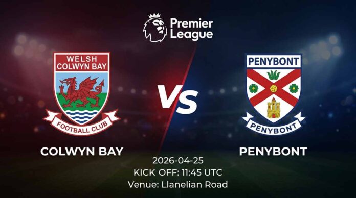 Ù¾ÙˆØ³ØªØ± Ø¨Ø§Ø²ÛŒ کولوین بی Ù…Ù‚Ø§Ø¨Ù„ پنی‌بونت Ø¯Ø± لیگ برتر ولز