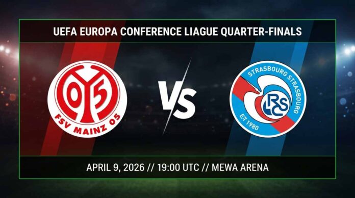 Ù¾ÙˆØ³ØªØ± Ø¨Ø§Ø²ÛŒ اف‌اس‌وی ماینز ۰۵ Ù…Ù‚Ø§Ø¨Ù„ استراسبورگ Ø¯Ø± لیگ کنفرانس اروپا