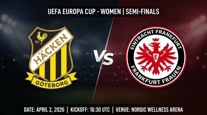 Ù¾ÙˆØ³ØªØ± Ø¨Ø§Ø²ÛŒ هاکن Ù…Ù‚Ø§Ø¨Ù„ آینتراخت فرانکفورت زنان Ø¯Ø± جام اروپا زنان