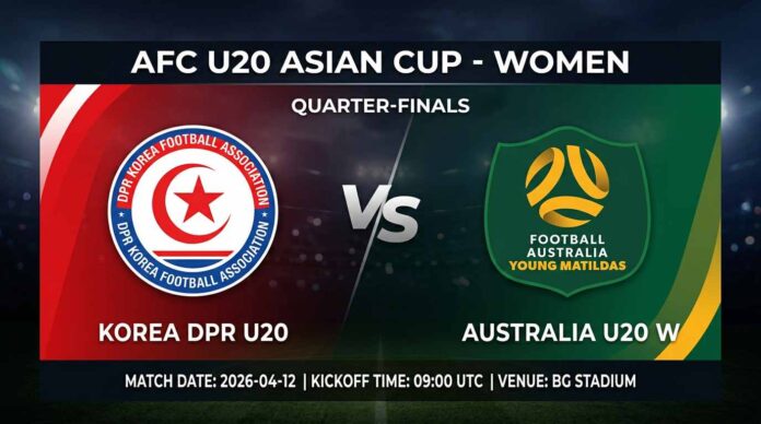 Ù¾ÙˆØ³ØªØ± Ø¨Ø§Ø²ÛŒ کره شمالی U20 Ù…Ù‚Ø§Ø¨Ù„ استرالیا U20 زنان Ø¯Ø± جام ملت‌های آسیا زیر ۲۰ سال زنان
