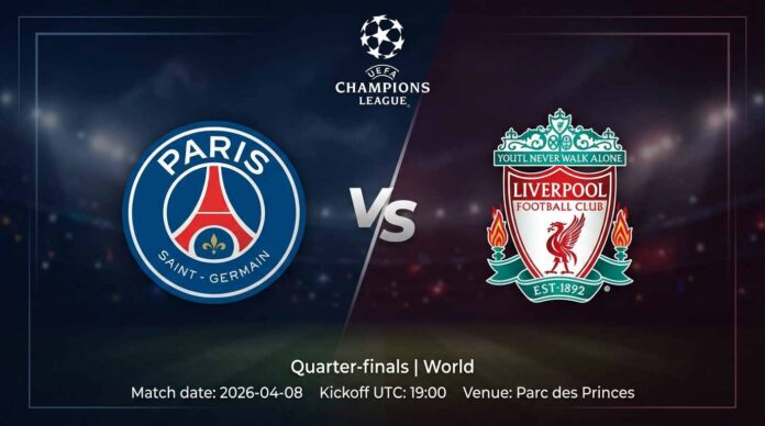 Ù¾ÙˆØ³ØªØ± Ø¨Ø§Ø²ÛŒ پاری سن ژرمن Ù…Ù‚Ø§Ø¨Ù„ لیورپول Ø¯Ø± لیگ قهرمانان اروپا