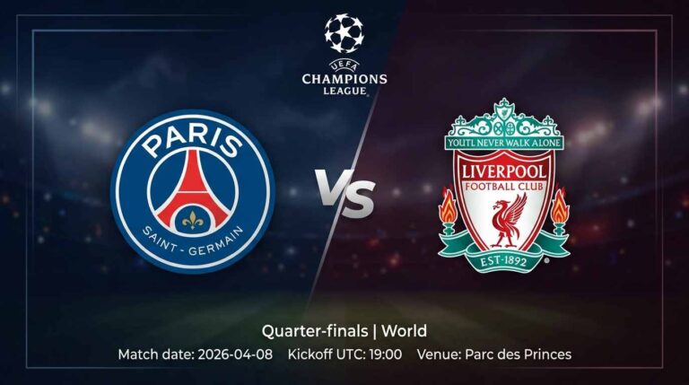 Ù¾ÙˆØ³ØªØ± Ø¨Ø§Ø²ÛŒ پاری سن ژرمن Ù…Ù‚Ø§Ø¨Ù„ لیورپول Ø¯Ø± لیگ قهرمانان اروپا