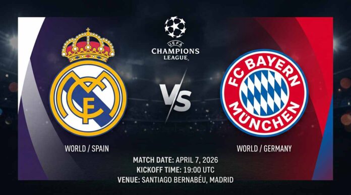 Ù¾ÙˆØ³ØªØ± Ø¨Ø§Ø²ÛŒ رئال مادرید Ù…Ù‚Ø§Ø¨Ù„ بایرن مونیخ Ø¯Ø± لیگ قهرمانان اروپا