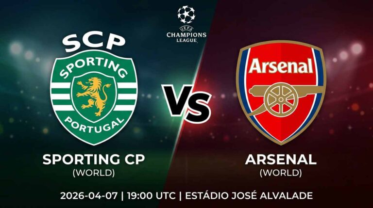 Ù¾ÙˆØ³ØªØ± Ø¨Ø§Ø²ÛŒ اسپورتینگ سی‌پی Ù…Ù‚Ø§Ø¨Ù„ آرسنال Ø¯Ø± لیگ قهرمانان اروپا